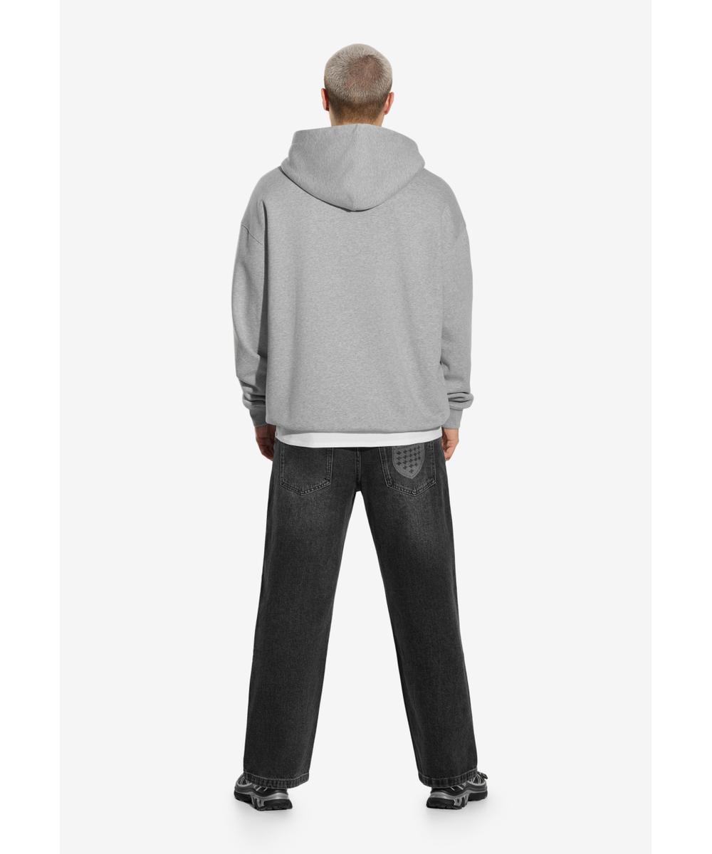 Infine bluza z kapturem szara