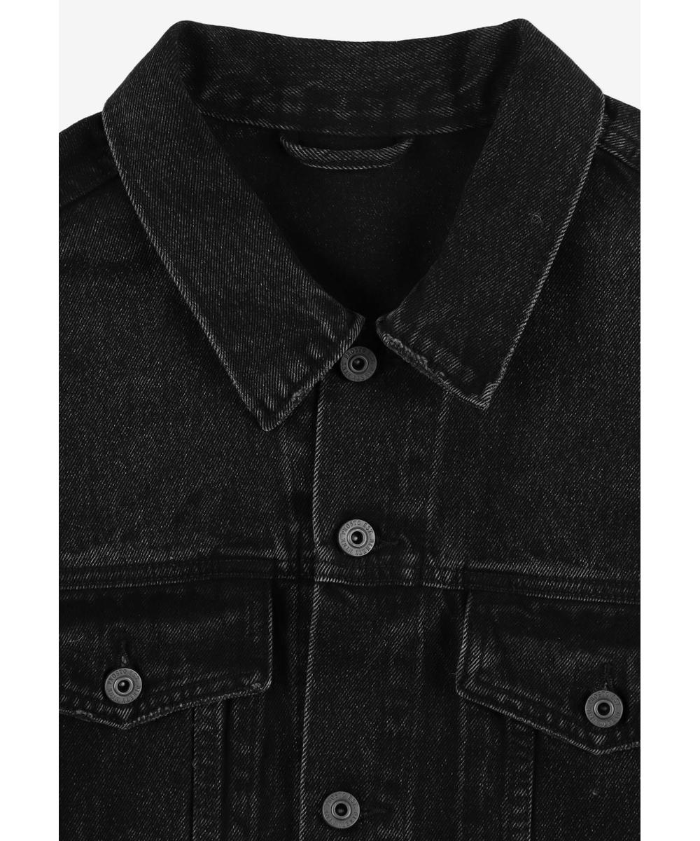 Civil kurtka jeansowa męska czarna