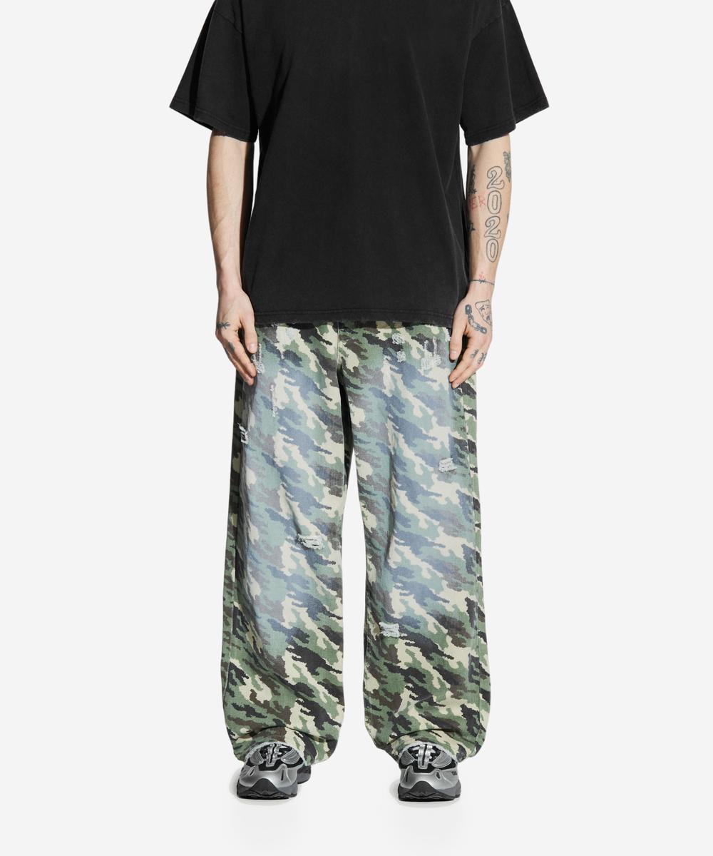 FTSHP x Prosto Camo spodnie wielokolorowe