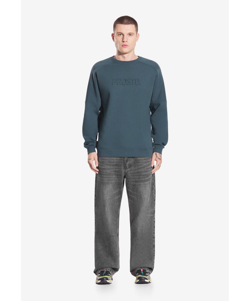 Dion bluza interlock turkusowa