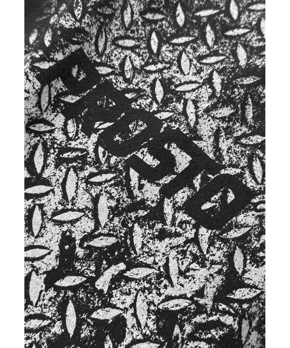 Grade top boxy bawełniany męski czarny