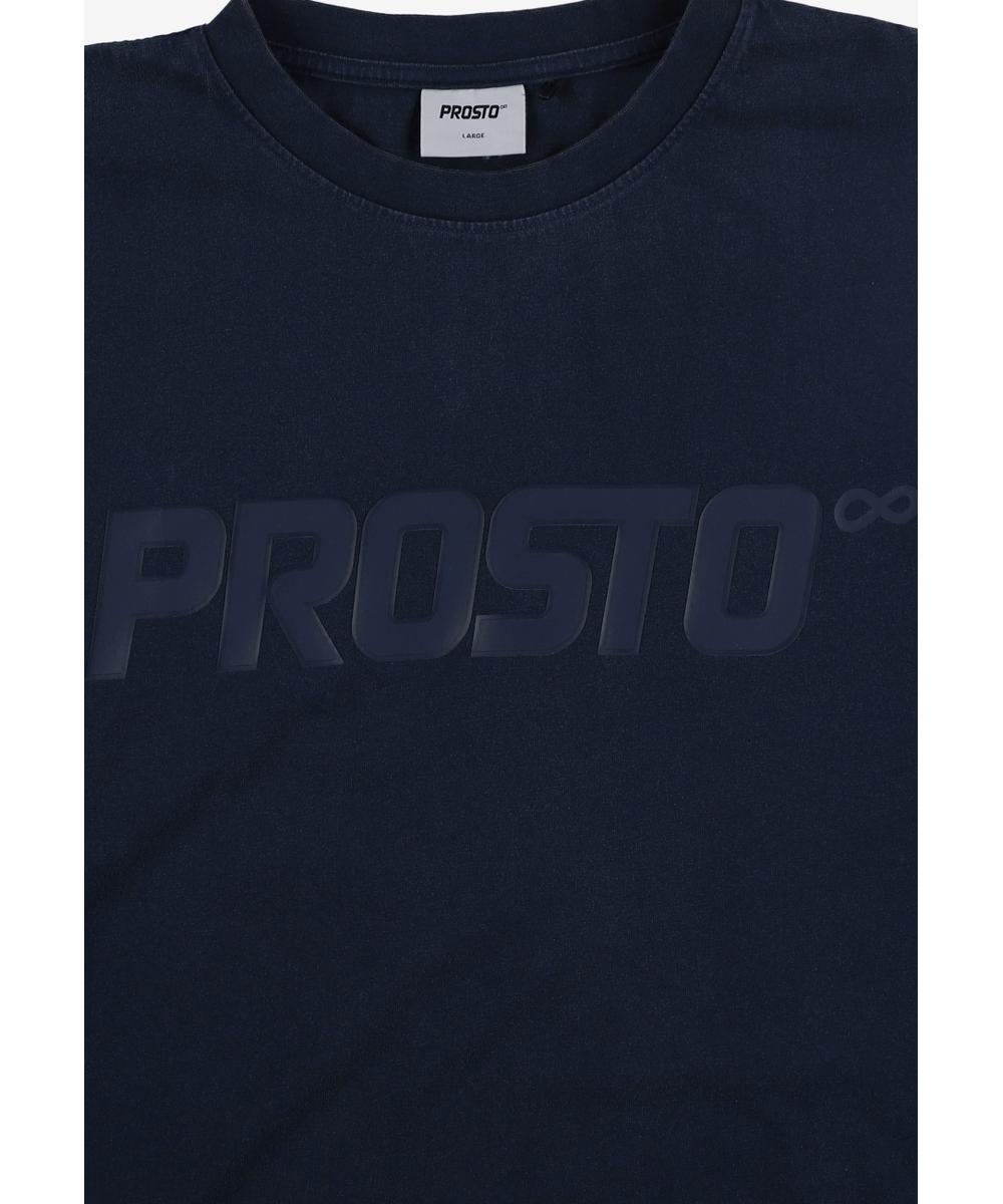 Big Log t-shirt męski bawełniany granatowy