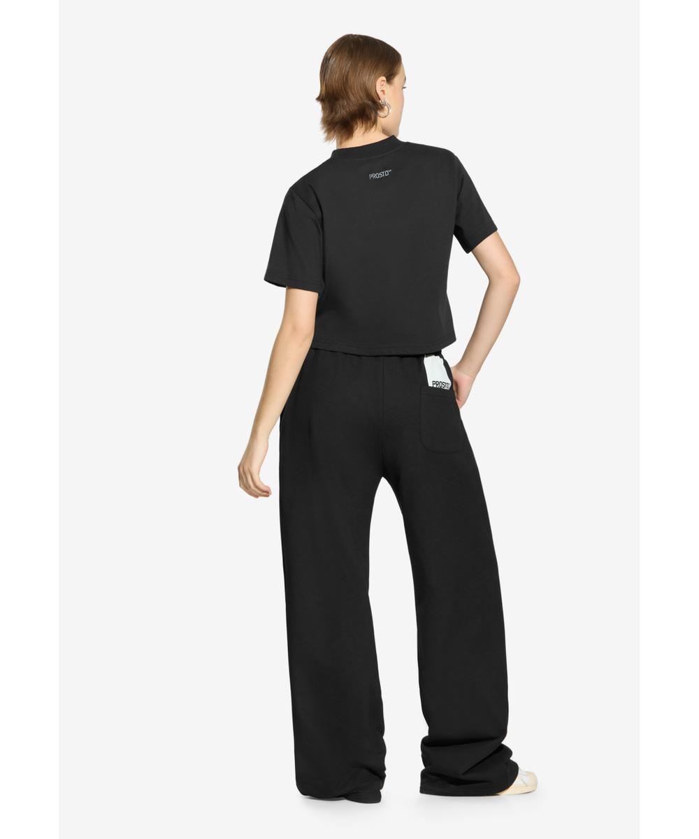 Miss t-shirt bawełniany czarny