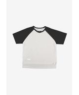 College t-shirt bawełniany damski czarny