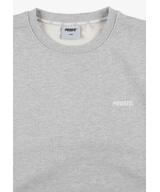 Subtle Logo bluza męska bawełniana szara