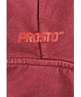 Street Couture Washed bluza z kapturem oversize męska burgundowa