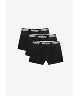 Bokserki męskie bawełniane 3-pack czarne