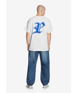 Gothic P t-shirt męski bawełniany biały