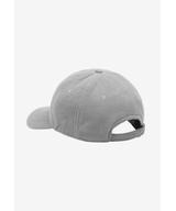 Fleece czapka z daszkiem szara