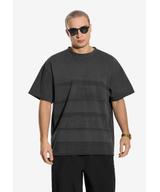 ST t-shirt bawełniany grafitowy