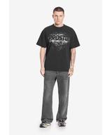 Scriber Washed t-shirt bawełniany czarny