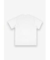 finerism t-shirt bawełniany biały