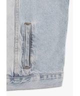 Civil kurtka jeansowa męska niebieska