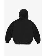 Lounge bluza z kapturem oversize bawełniana męska czarna