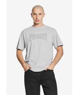 Collage t-shirt męski bawełniany szary