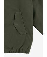 Padded kurtka z kapturem męska oliwkowa