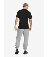 Shield t-shirt bawełniany slim czarny