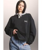 Balloon Washed bluza z kapturem balloon damska czarna