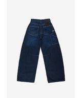 Dart Pants Work spodnie jeansy damskie granatowe