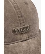 Infinity czapka z daszkiem bawełniana brązowa