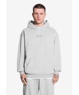 Box bluza z kapturem męska szara