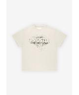 Scriber Washed t-shirt bawełniany beżowy