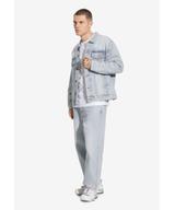 Civil kurtka jeansowa męska niebieska