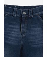 Long Pants Work spodnie jeansy damskie granatowe