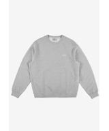 Subtle Logo bluza męska bawełniana szara