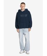 Big Log bluza męska z kapturem granatowa