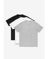 Basic t-shirty bawełniane 3-pack multi