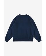 Graffiti bluza męska bawełniana granatowa