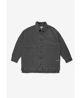 Long Shirt koszula bawełniana damska czarna