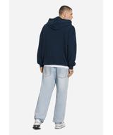 Big Log bluza męska z kapturem granatowa