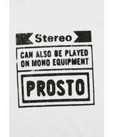 Stereo t-shirt bawełniany biały