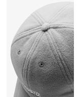 Fleece czapka z daszkiem szara