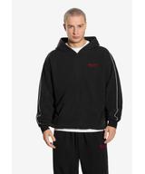 Team bluza z kapturem czarna