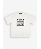 Stereo t-shirt bawełniany biały