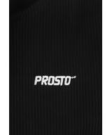 Zip Ribbed longsleeve rozpinany damski czarny