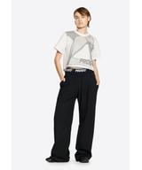 NSFW t-shirt bawełniany biały