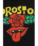 Rock bluza dziecięca z kapturem czarna