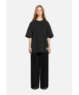 Infinity Label t-shirt bawełniany czarny