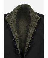 Sherpa dwustronna kurtka oliwkowo-zielona