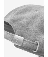 Fleece czapka z daszkiem szara