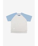 College t-shirt bawełniany damski niebieski