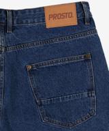 Shizzo jeansy krótkie męskie baggy niebieskie