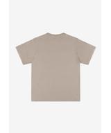 Shield t-shirt bawełniany beżowy