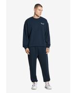 Football spodnie dresowe męskie granatowe