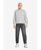 Subtle Logo bluza męska bawełniana szara