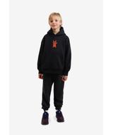 Grunge bluza dziecięca z kapturem czarna